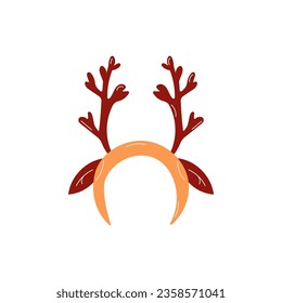 deer antler headband pattern christmas textile i