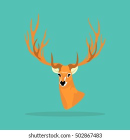 Deer antler icon