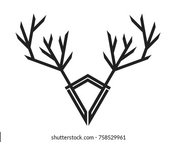 Deer antler logo