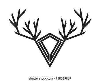 Deer antler logo