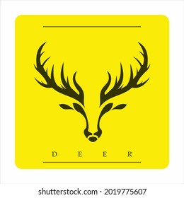 deer antler logo. elegant. simple logos.