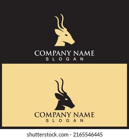 deer antler simple luxury icon vector illustration template design