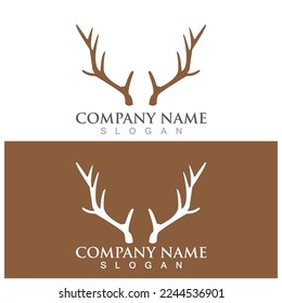 deer antler simple icono de lujo diseño de ilustraciones vectoriales