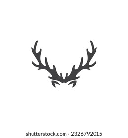 Deer Antlers Logo Template Illustration Design