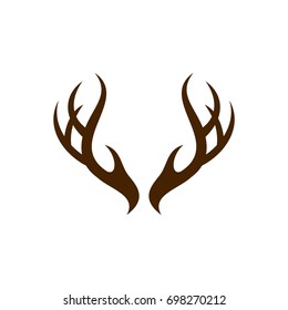 Deer Antlers Logo Template Illustration Design. Vector EPS 10.