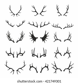 Deer antlers set