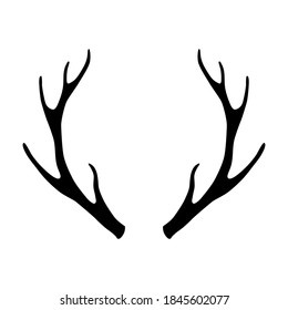 Similar Images, Stock Photos & Vectors of Deer horns vector design EPS ...