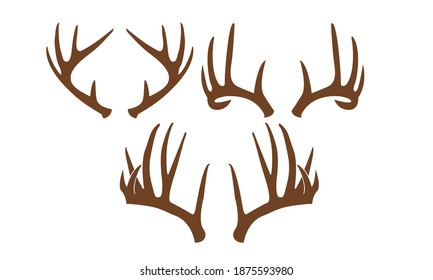 Deer Antlers - Vector and Clip art