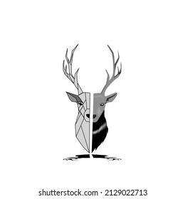 A Deer Art Icon For Your Logo Or Wall Art