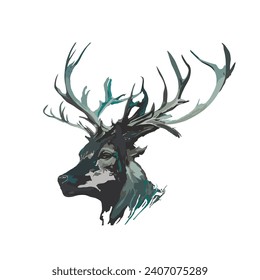 The deer Best vector Art