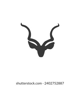 Deer Black and White icon