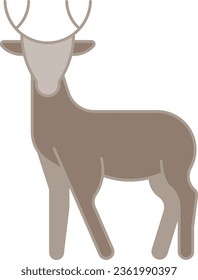 deer buck fauna horns animal