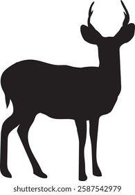 deer buck logo icon emblem symbol label thumbnail monogram shape sign character