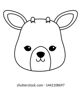 Deer cartoon design vector illustration