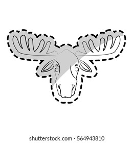 deer cartoon icon