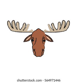 deer cartoon icon