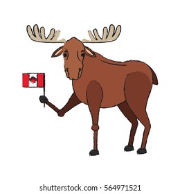 deer cartoon icon