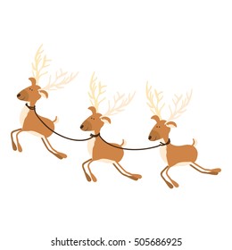 deer cartoon icon image 