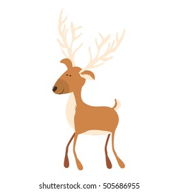 deer cartoon icon image 