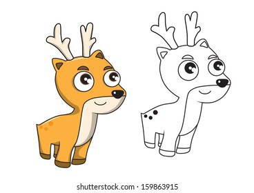 Deer cartoon, No effect