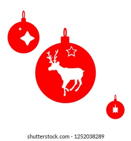 deer Christmas toys sign