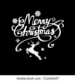 deer christmas vector illustration holiday design winter animal background celebration