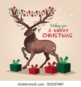 Deer  Christmas 
