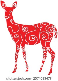 Deer clipart red hunting wild animals