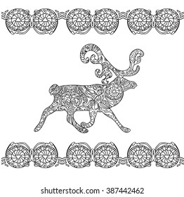 Deer coloring page