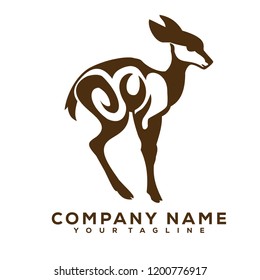 Deer Creative Logo Modern Simple Vector Designs Brand logo