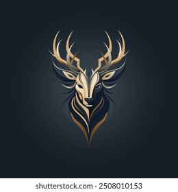 The Deer Creative Mascot Logo features a dynamic, artistic design with a stylized deer that embodies grace and strength. This full vector art ensures crisp, scalable graphics, perfect for innovative b