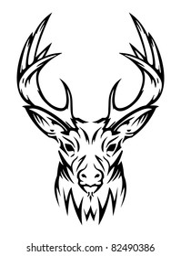 Deer cute (vector)