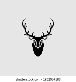 deer design logo vector illustrator