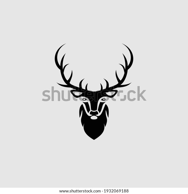 deer design logo vector\
illustrator