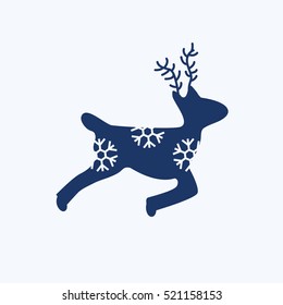 Deer design,clean vector