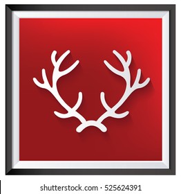 
Deer design,clean vector