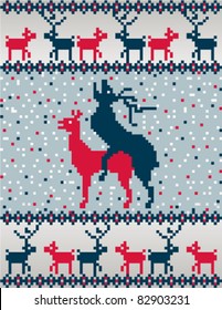 Deer and Doe / Knitted design