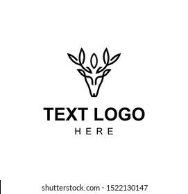Deer Eco Logo Templates | Suitable for : Company Logo, Business, Office, Organization or your product name, etc.  
Description : It is easy to change the size, color and text, 100% vector 