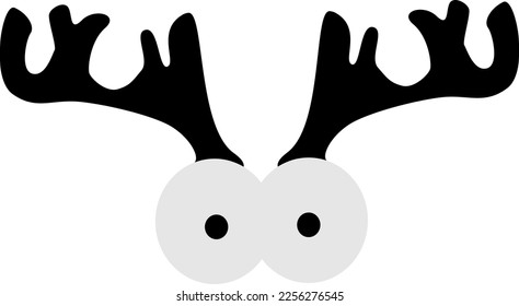 deer flat vector isolated icon