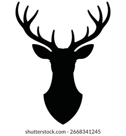 Fundo branco do vetor de gansos de veados