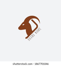 diseño creativo de deer head para marca