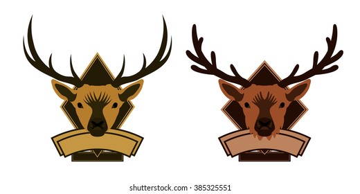 Deer Head Decoration and Label