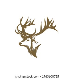 Deer Head Design Vector Illustration Creative Stock Vector (Royalty ...