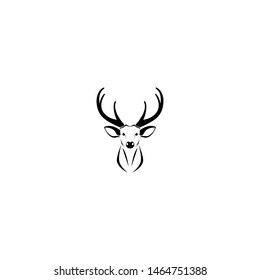 Deer Head Design Vector logo