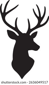 Deer Head Digital EPS Vector Design