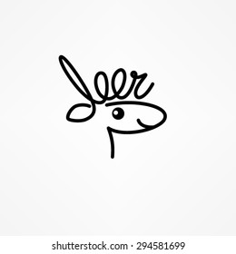 Deer head icon
