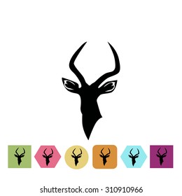 Deer head icon
