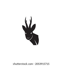 Deer head icon and symbol vector template illustration