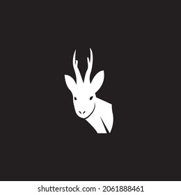 Hirschkopfsymbol und Vektorgrafik-Vektorgrafik