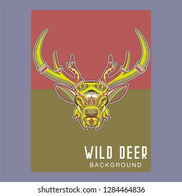 Deer head illustration - Vector